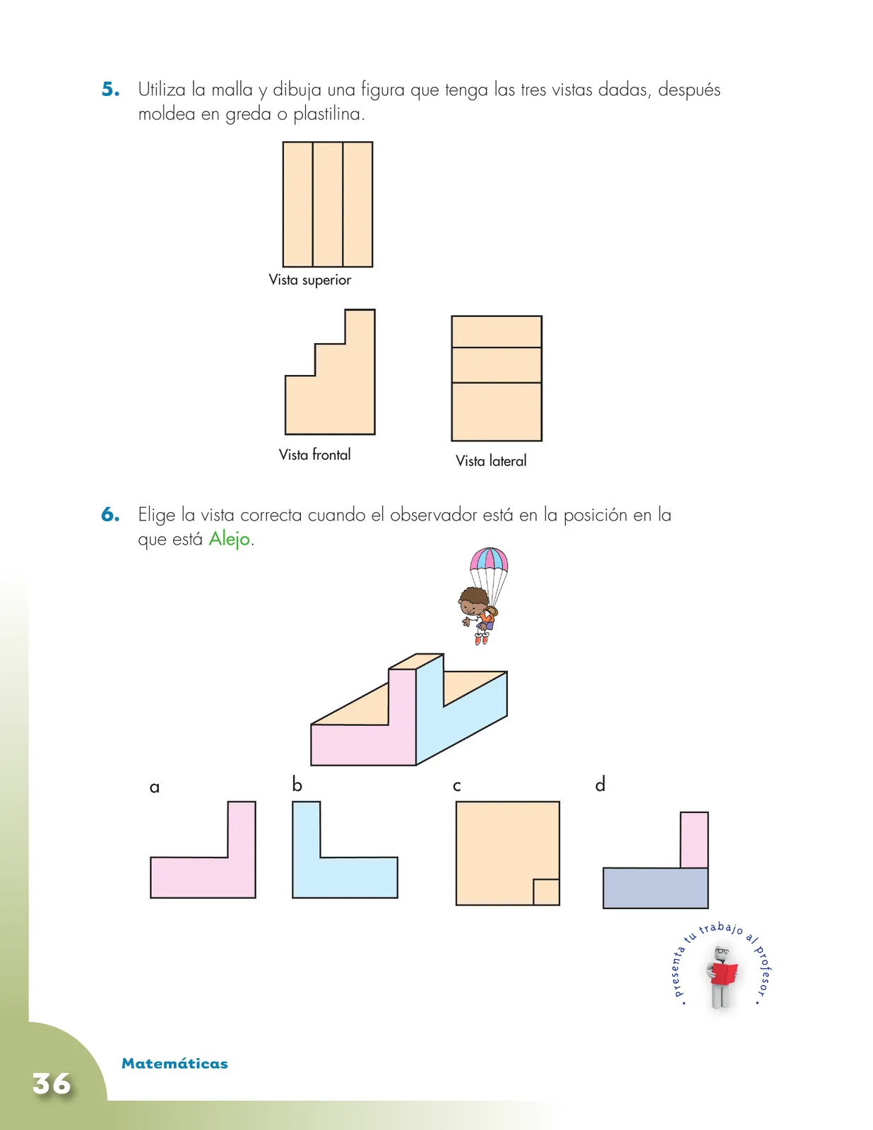 Miniatura página 36 de Matematica 5° · Cartilla 02