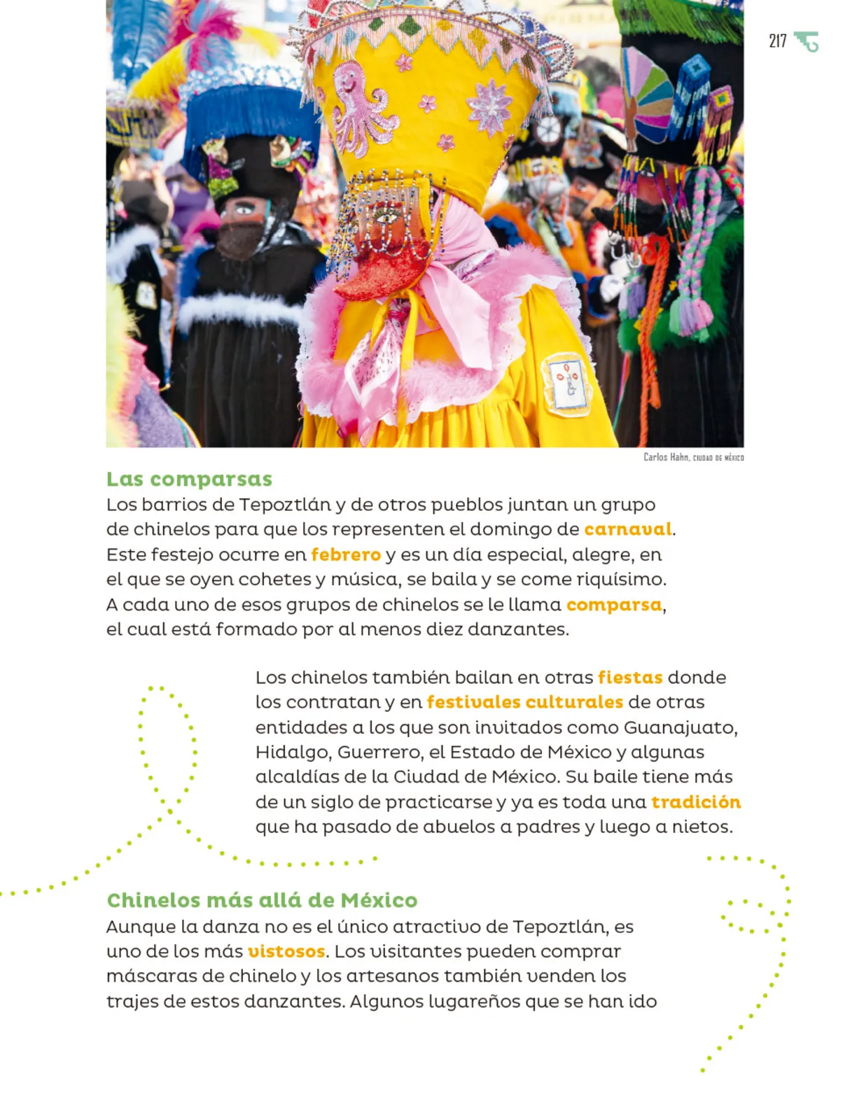 Página 218 de Múltiples lenguajes. Libro de Educación Primaria Grado 5° Ciclo Escolar 2025 - 2026