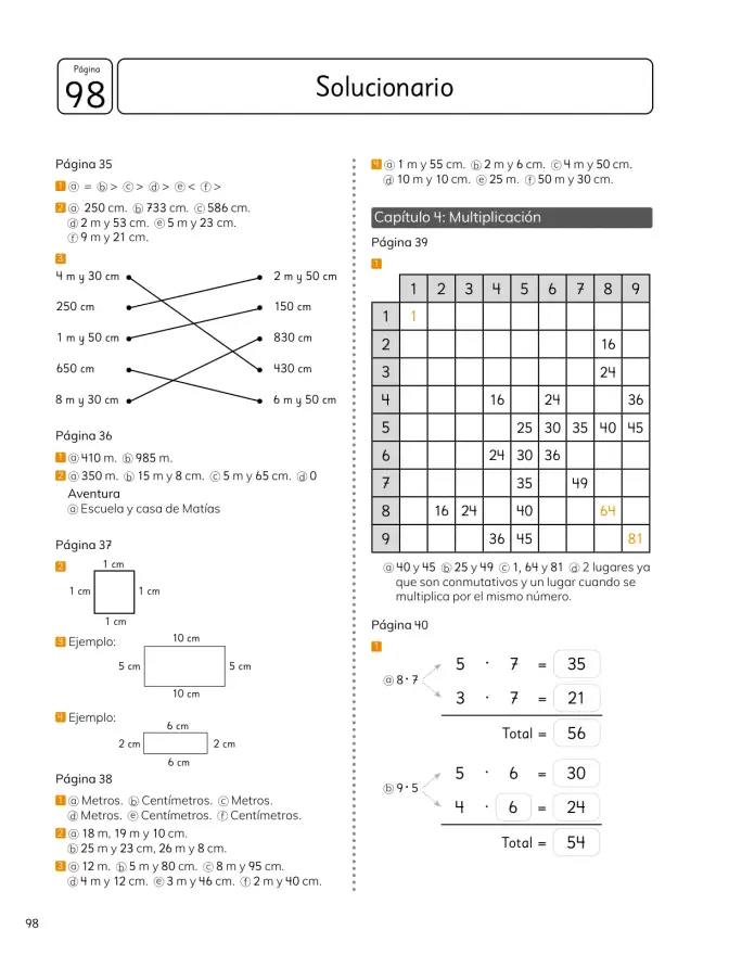 Página 100 de Sumo Primero – Cuarto Básico | Texto del Estudiante MINEDUC – Descargar PDF · 2024
