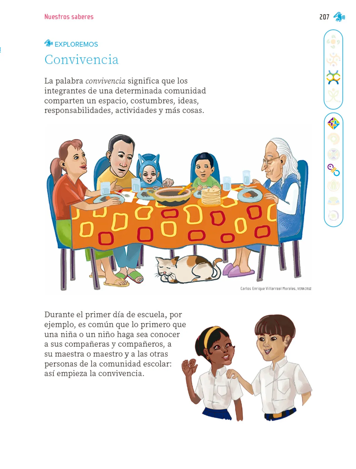 Miniatura página 208 de Nuestros saberes: Libro para alumnos, maestros y familia.   Libro de Educación Primaria Grado 1°  Ciclo Escolar 2025 - 2026