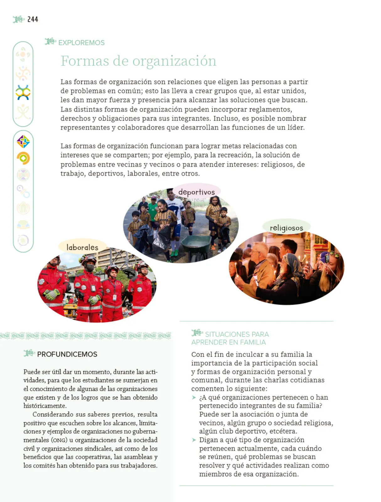 Miniatura página 245 de Nuestros saberes: Libro para alumnos, maestros y familia.   Libro de Educación Primaria Grado 5°  Ciclo Escolar 2025 - 2026