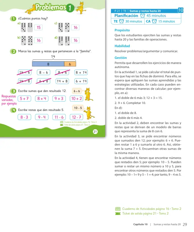 Página 31 de Sumo Primero – Segundo Básico | Texto del Estudiante MINEDUC – Descargar PDF · 2024