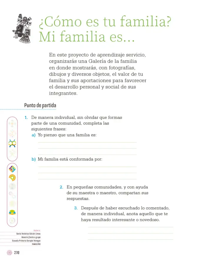 Página 273 de Proyectos de Aula. Libro de Educación Primaria Grado 4° Ciclo Escolar 2025 - 2026