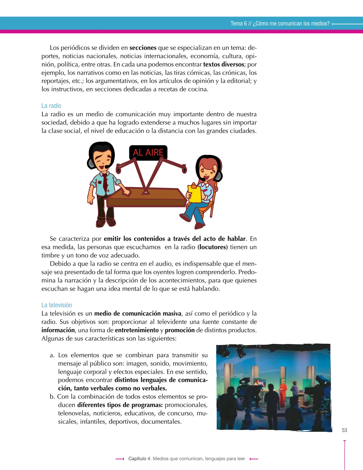 Miniatura página 53 de Lenguaje 6° · Secundaria Activa