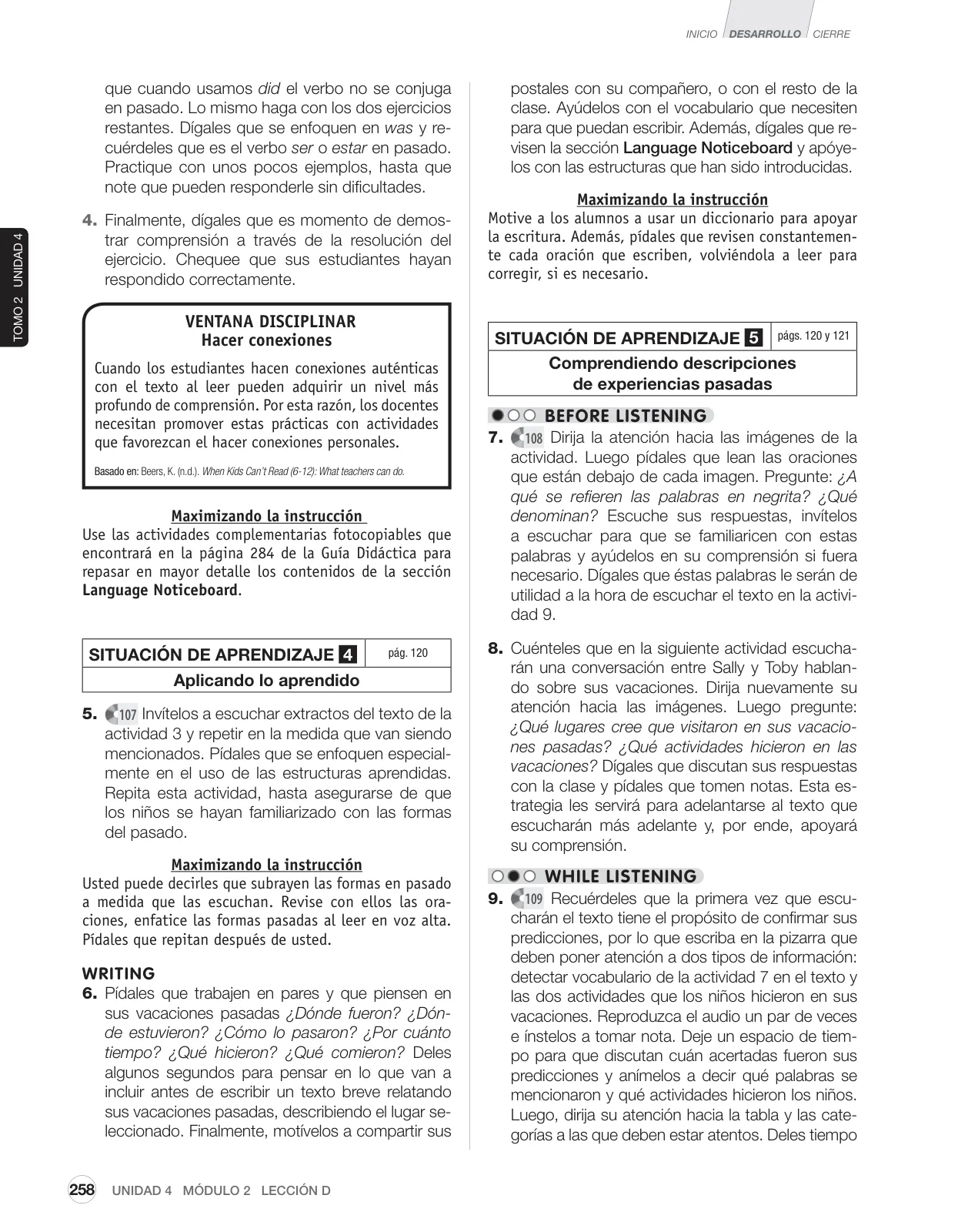 Miniatura página 154 de Inglés – Sexto Básico | Student’s Book MINEDUC – Descargar PDF · 2024