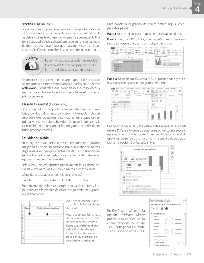 Página 195 de Matemática – Quinto Básico | Texto del Estudiante MINEDUC – Descargar PDF · 2024