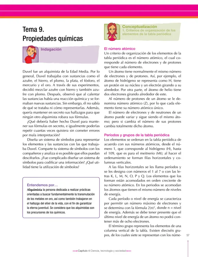Página 57 de Ciencias Naturales 8° · Secundaria Activa