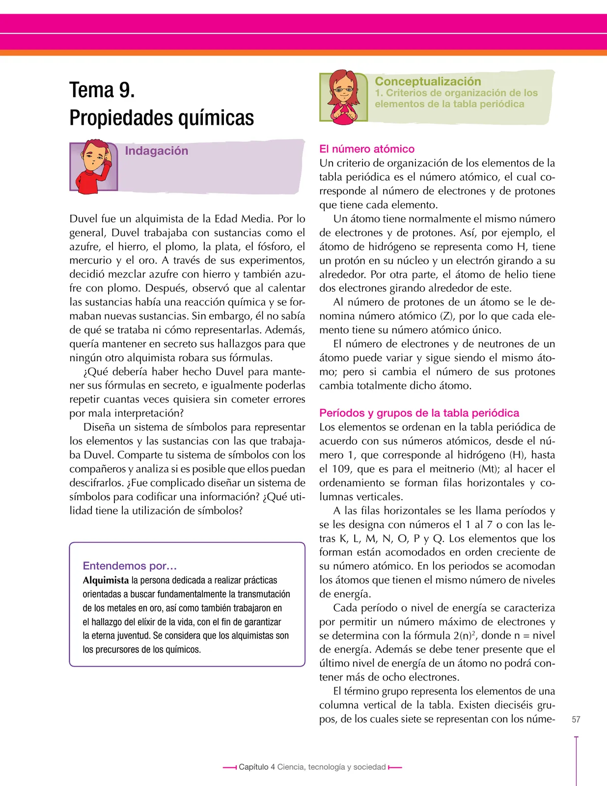 Miniatura página 57 de Ciencias Naturales 8° · Secundaria Activa