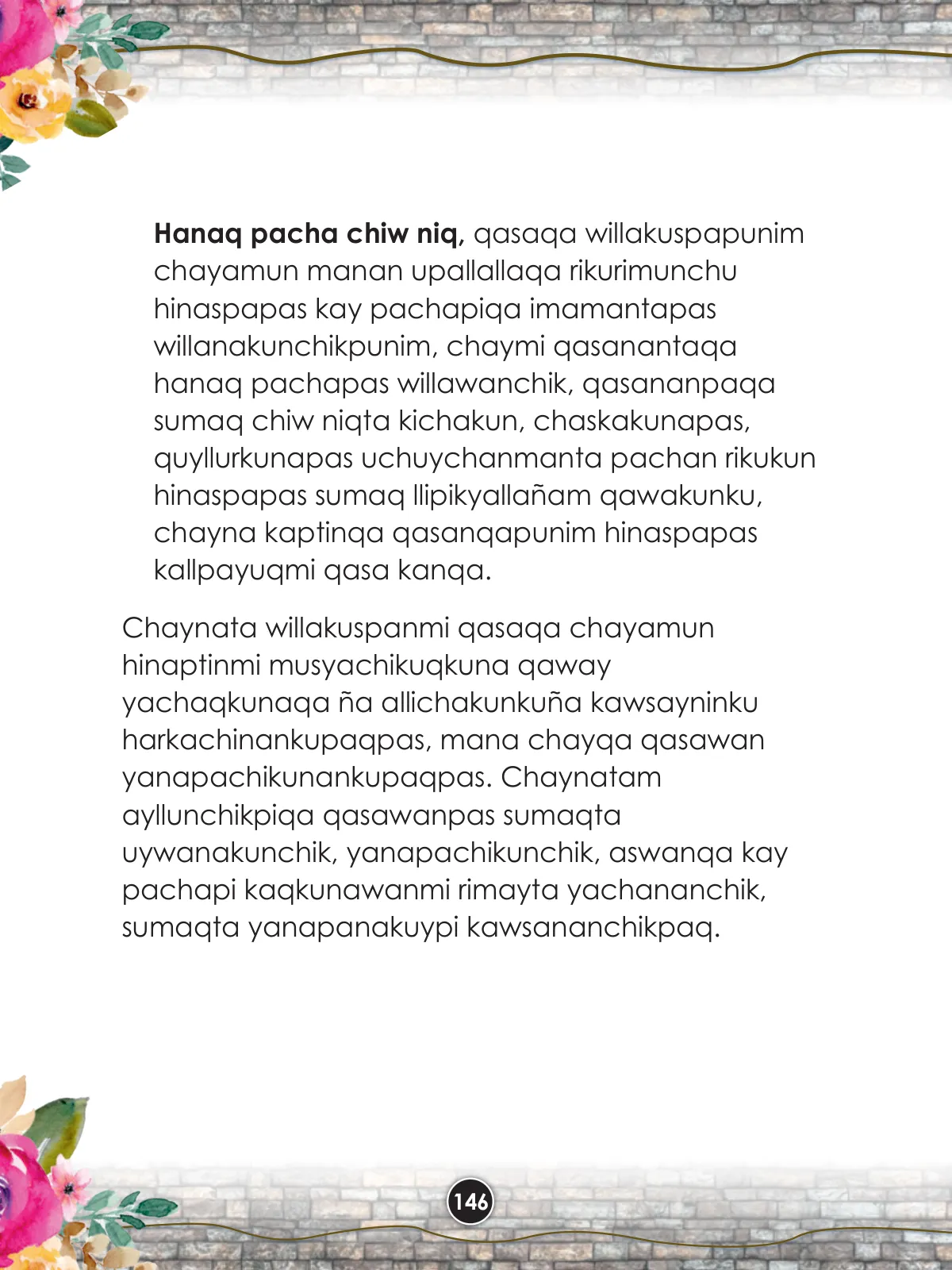Miniatura página 148 de Llaqtanchikpa kawsayninkuna - Chanka. Saberes de los pueblos 1 - 1° Secundaria - Quechua chanka · 2023