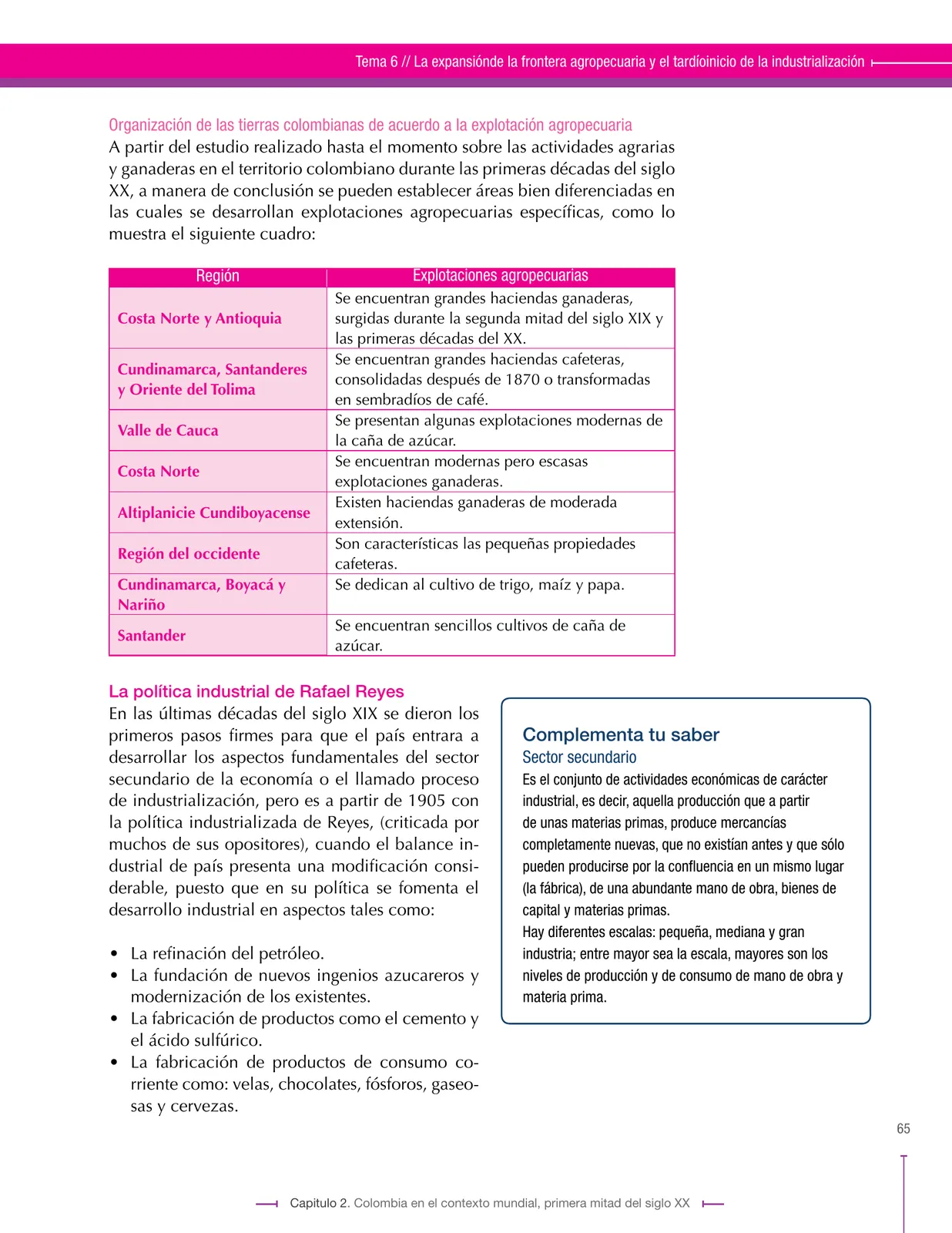 Página 65 de Ciencias Sociales 9° · Secundaria Activa