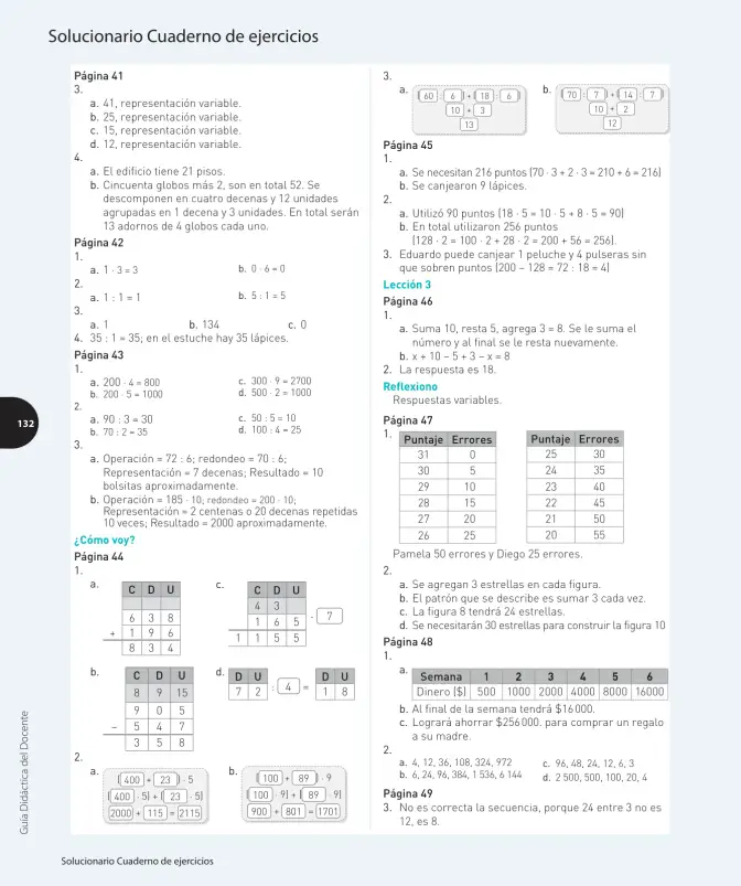 Página 321 de Matemática – Cuarto Básico | Texto del Estudiante MINEDUC – Descargar PDF · 2024