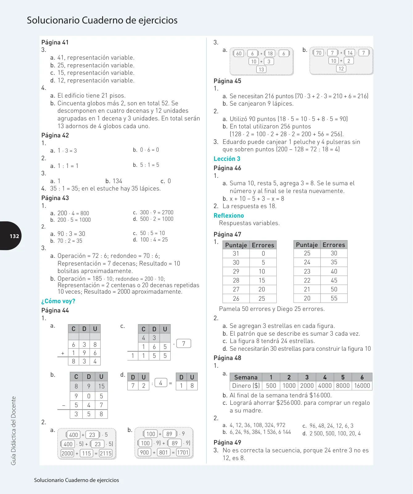 Miniatura página 321 de Matemática – Cuarto Básico | Texto del Estudiante MINEDUC – Descargar PDF · 2024