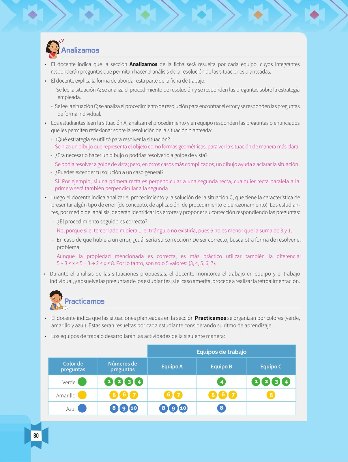 Miniatura página 82 de Resolvamos problemas 1 : manual para el docente 2018 · 2018