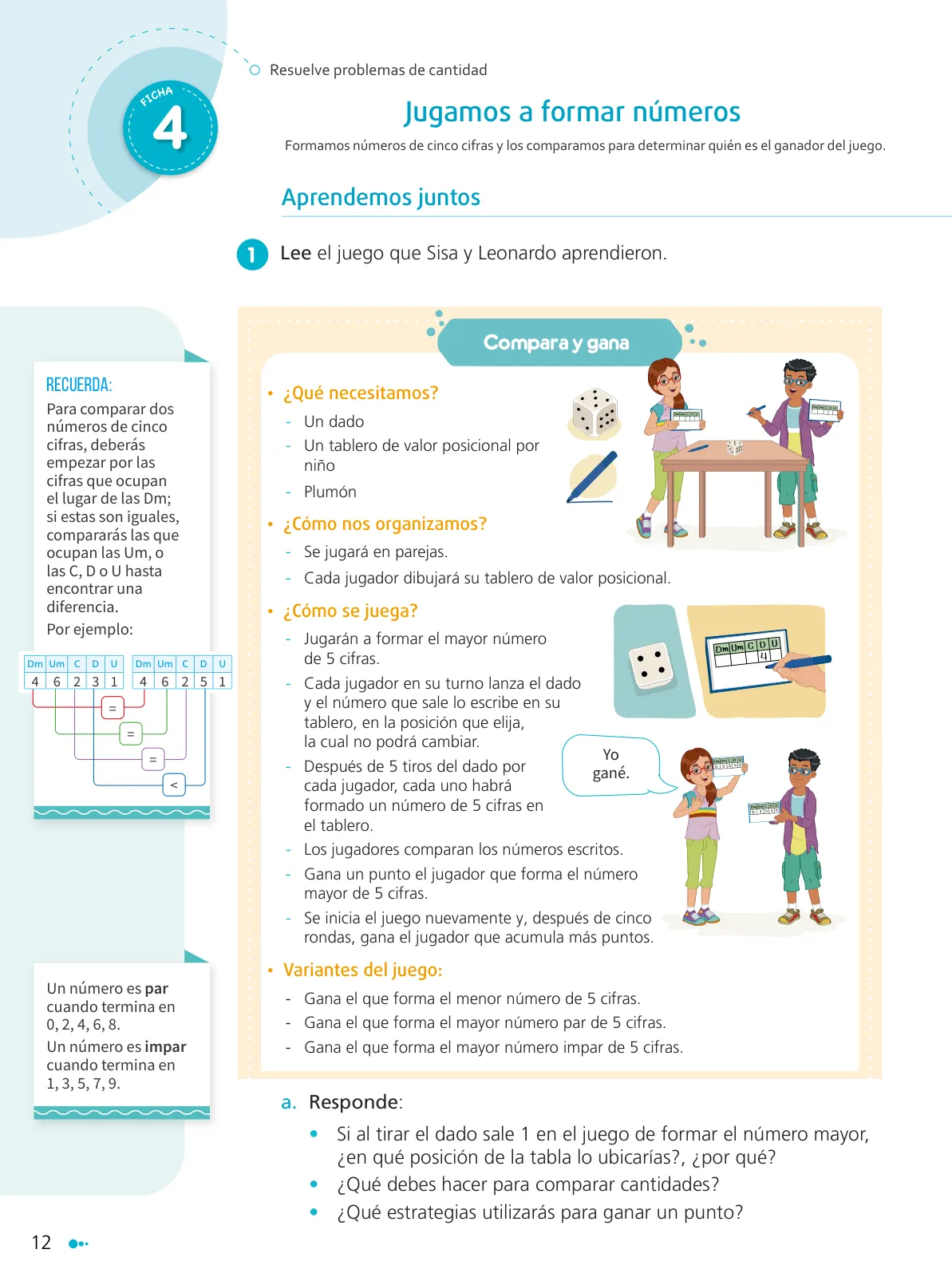 Miniatura página 14 de Texto de Matemática 5. Quinto grado de Primaria · 2024