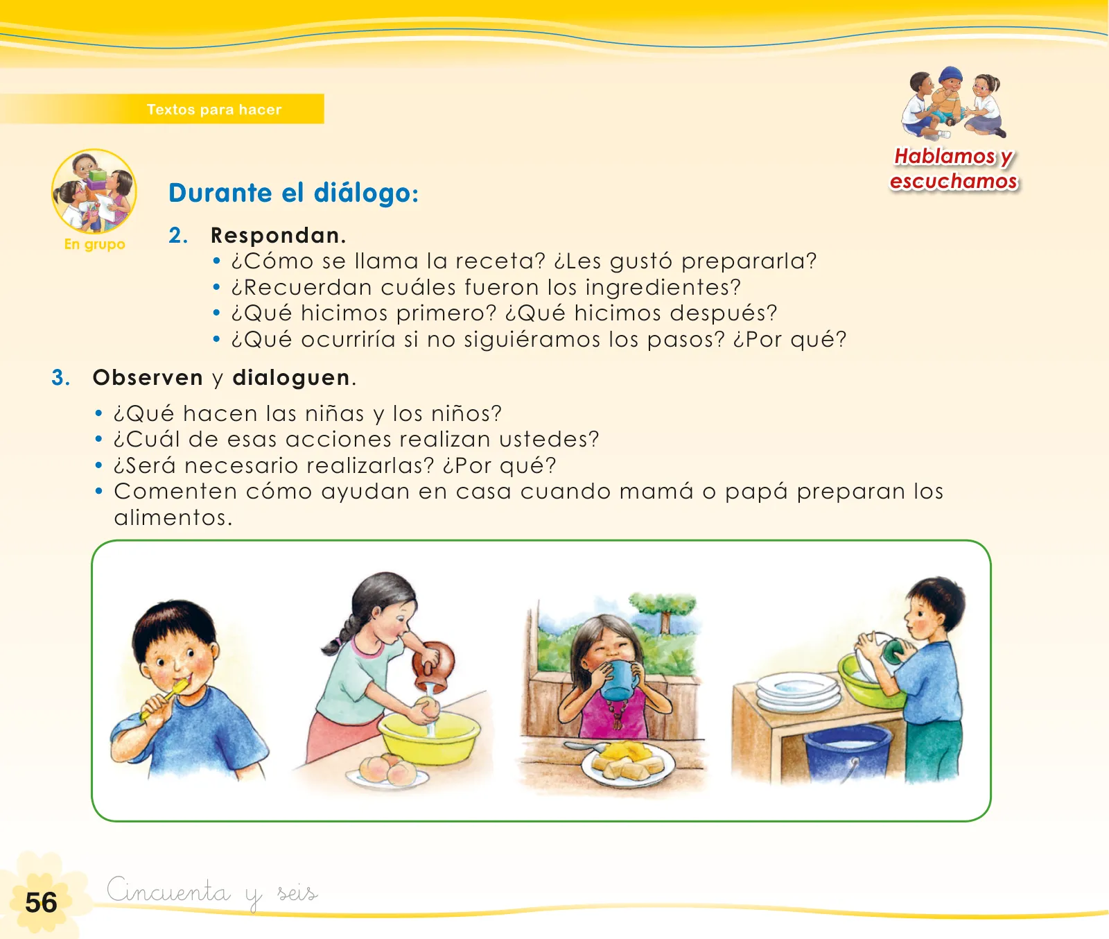 Página 58 de Comunicación 1 : cuaderno de trabajo para primer grado de Educación Primaria 2019 · 2019