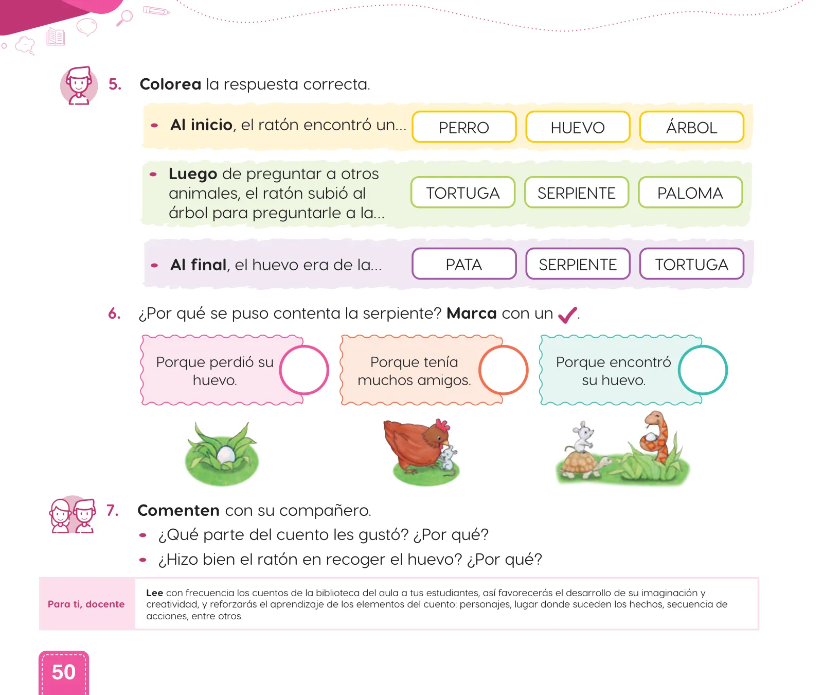 Miniatura página 52 de Cuadernillo de Comunicación 1, primer grado de Primaria · 2023