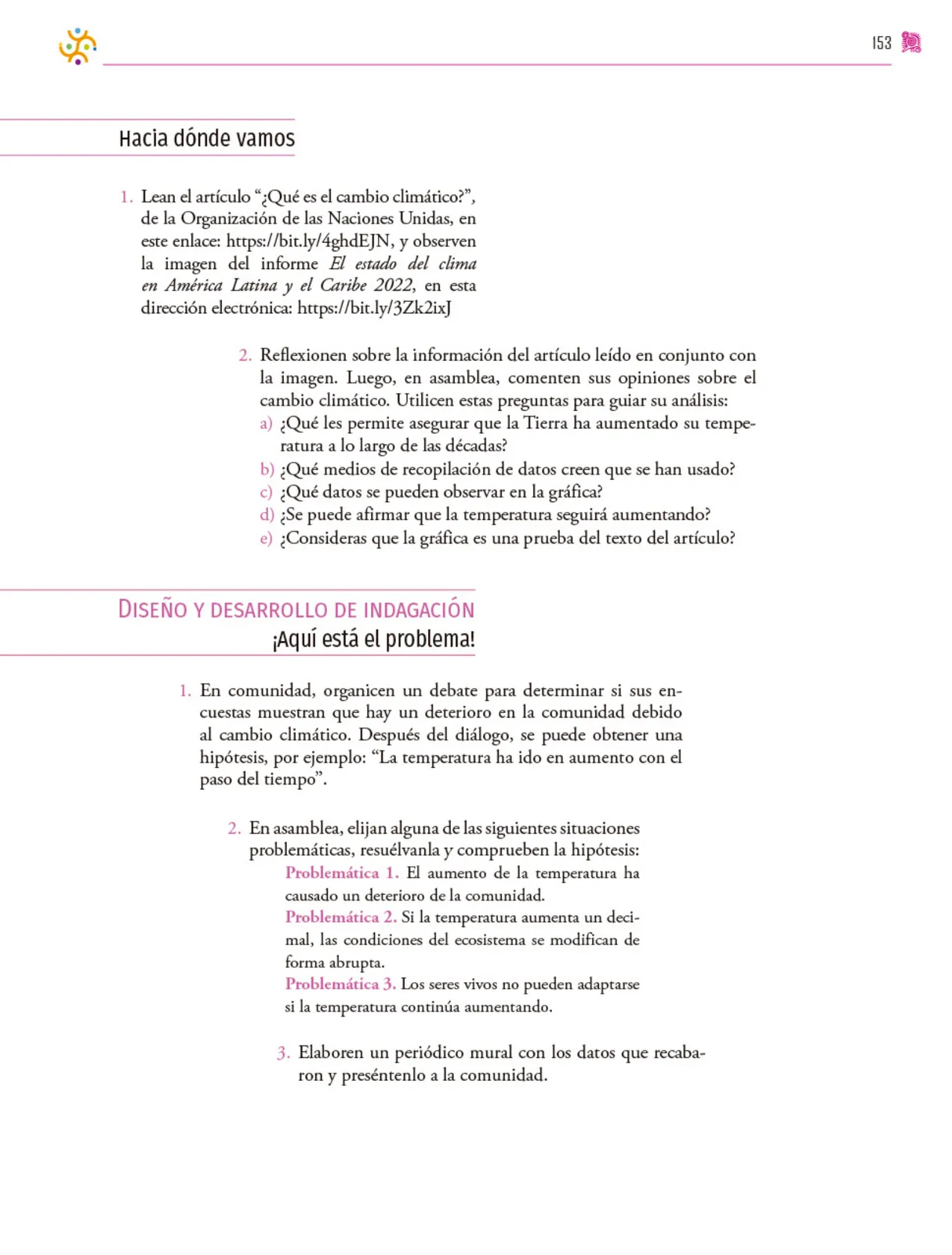 Miniatura página 154 de Colección Ximhai. Nuestro libro de proyectos.   Libro de Educación Secundaria Grado 1°  Ciclo Escolar 2025 - 2026