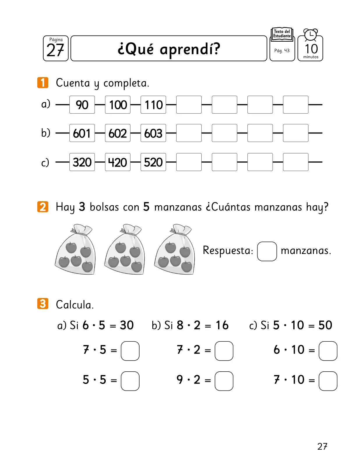 Página 28 de Sumo Primero – Segundo Básico | Texto del Estudiante MINEDUC – Descargar PDF · 2024