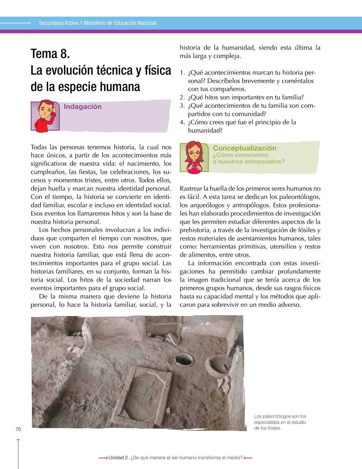 Miniatura página 70 de Ciencias Sociales 6° · Secundaria Activa