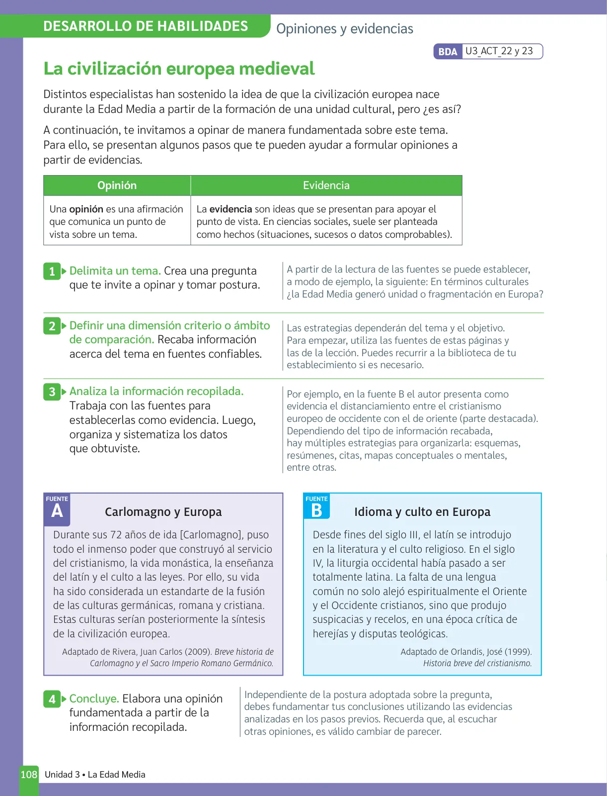 Página 110 de Historia, Geografía y Ciencias Sociales – Séptimo Básico | Texto del Estudiante MINEDUC – Descargar PDF · 2024