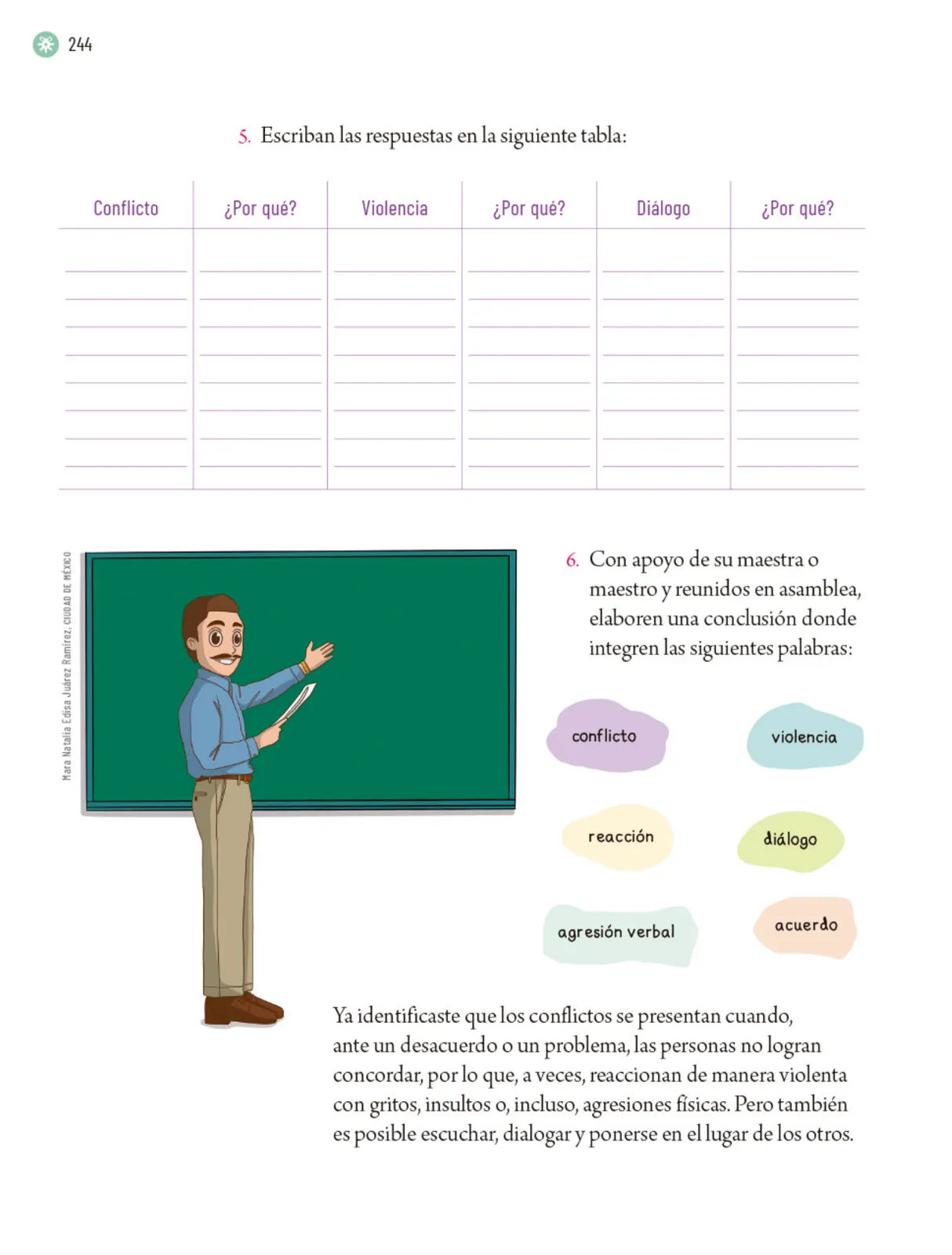 Página 247 de Proyectos Escolares. Libro de Educación Primaria Grado 5° Ciclo Escolar 2025 - 2026
