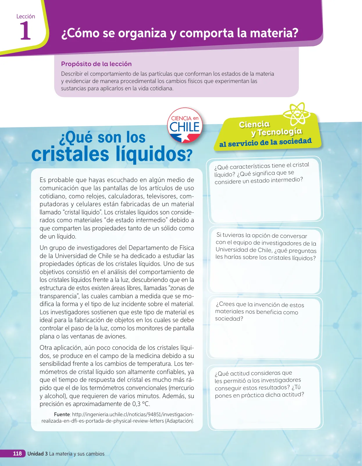 Página 281 de Libro de Ciencias Naturales – Quinto Básico | Texto del Estudiante MINEDUC – Descargar PDF · 2024