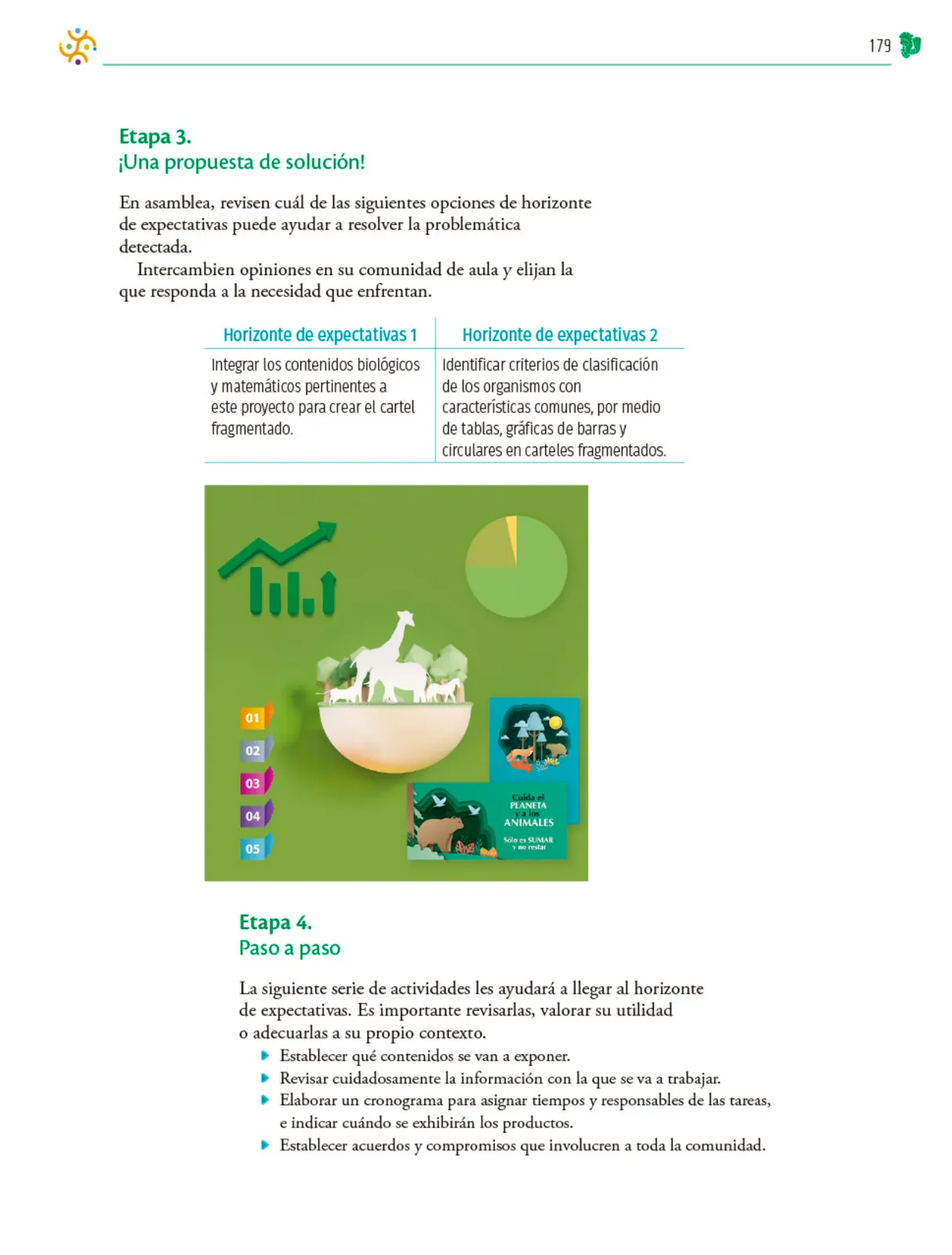 Miniatura página 180 de Colección Ximhai. Nuestro libro de Proyectos. Tomo I.   Libro de Educación Telesecundaria Grado 1°  Ciclo Escolar 2025 - 2026