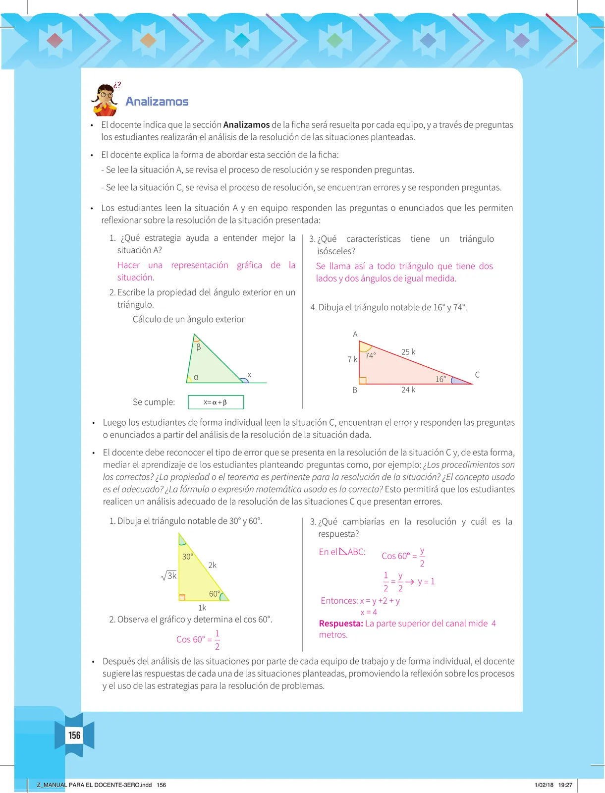 Miniatura página 158 de Resolvamos problemas 3 : manual para el docente 2018 · 2018