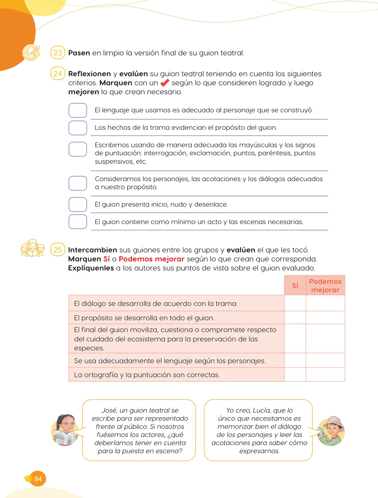 Página 86 de Cuadernillo de Comunicación 6, sexto grado de Primaria · 2023