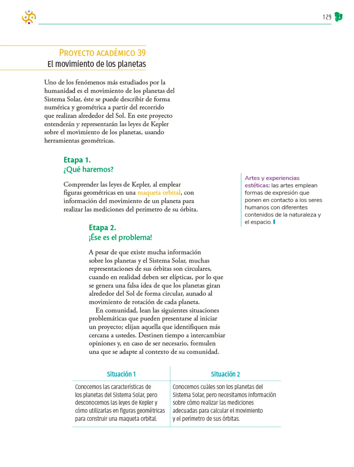 Página 130 de Colección Sk´asolil. Nuestro libro de Proyectos.  Tomo III.  Libro de Educación Telesecundaria Grado 2°  Ciclo Escolar 2025 - 2026