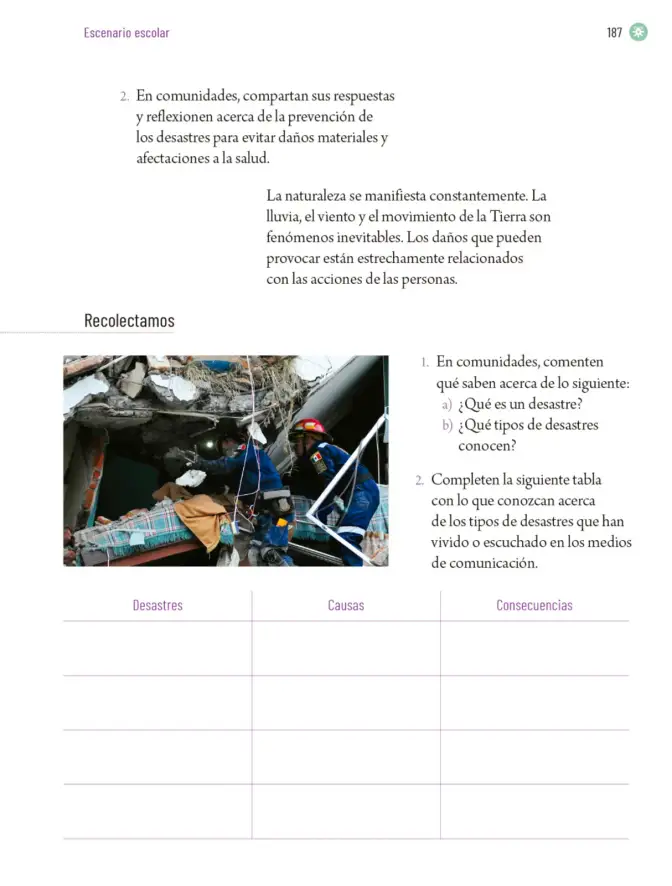 Página 190 de Proyectos Escolares. Libro de Educación Primaria Grado 6° Ciclo Escolar 2025 - 2026