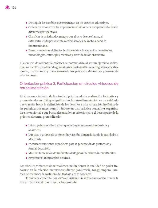 Página 107 de Un libro sin recetas para la maestra y el maestro. Fase 6. Libro de Educación Telesecundaria Grado 1°, 2°, 3° Ciclo Escolar 2025 - 2026