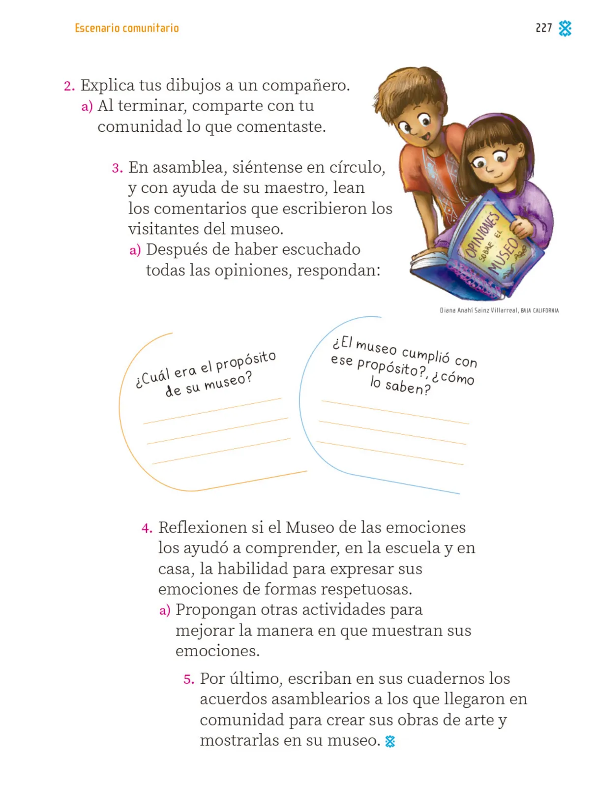 Miniatura página 228 de Proyectos Comunitarios.   Libro de Educación Primaria Grado 1°  Ciclo Escolar 2025 - 2026