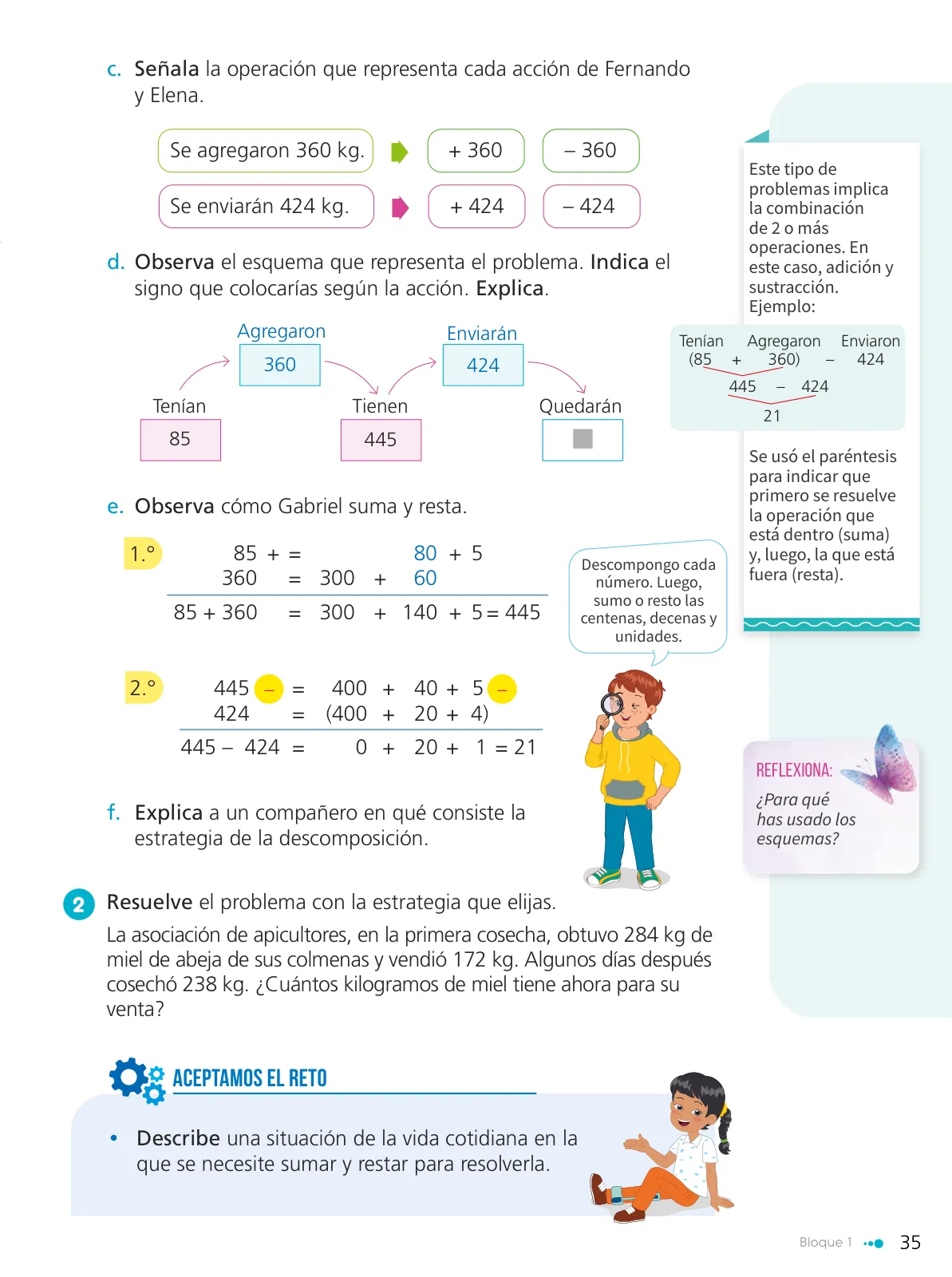 Página 37 de Texto de Matemática 4. Cuarto grado de Primaria · 2024