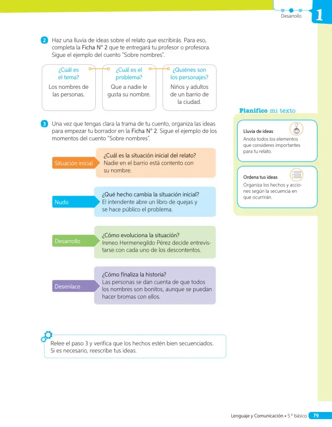 Página 142 de Lenguaje y Comunicación – Quinto Básico | Texto del Estudiante MINEDUC – Descargar PDF · 2024