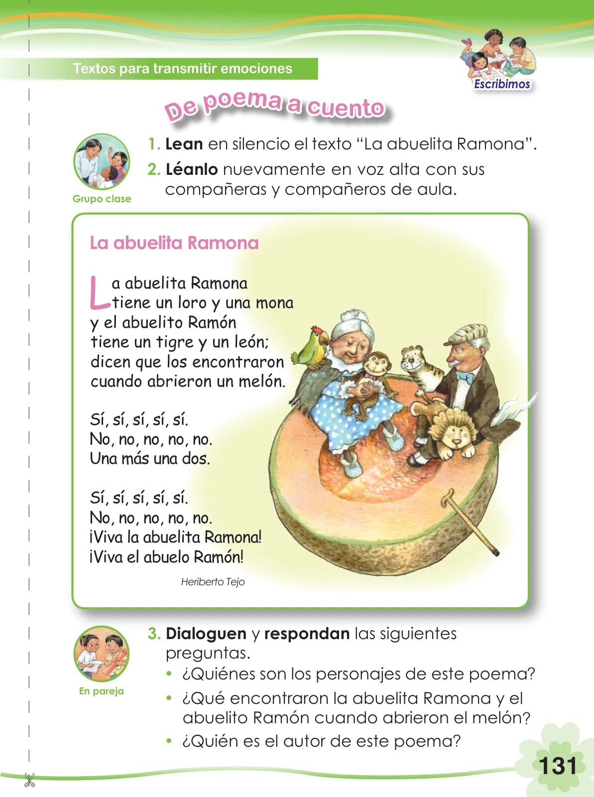 Página 133 de Comunicación 2 : cuaderno de trabajo para segundo grado de Educación Primaria 2019 · 2019