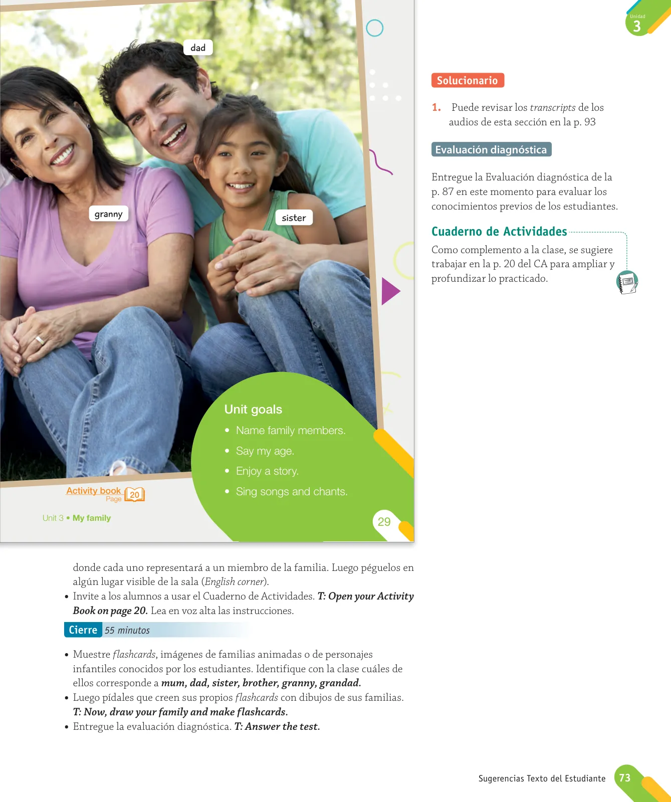 Miniatura página 75 de Inglés – Primero Básico | Student’s Book MINEDUC – Descargar PDF · 2024