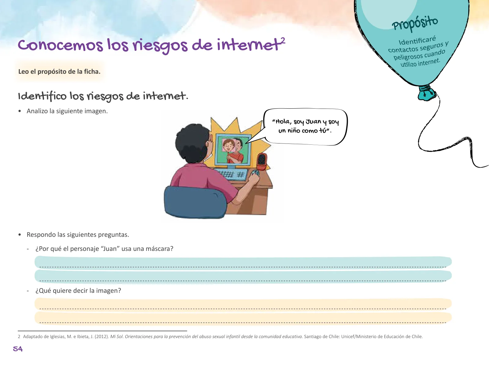 Página 56 de Cuadernillo de Tutoría 6 : sexto grado de Educación Primaria · 2021