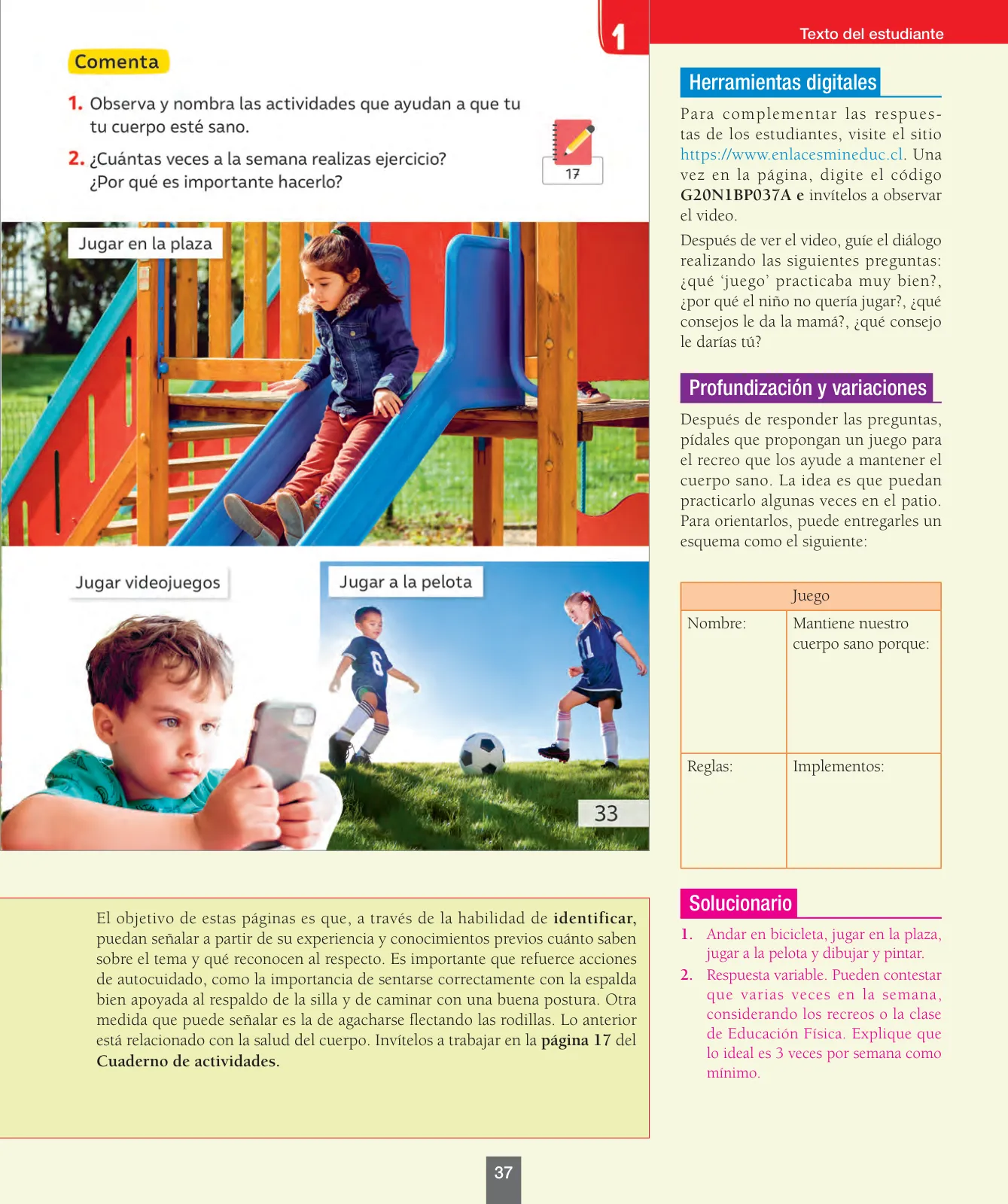 Miniatura página 38 de Ciencias Naturales – Primero Básico | Texto del Estudiante (MINEDUC) – Descargar PDF · 2024