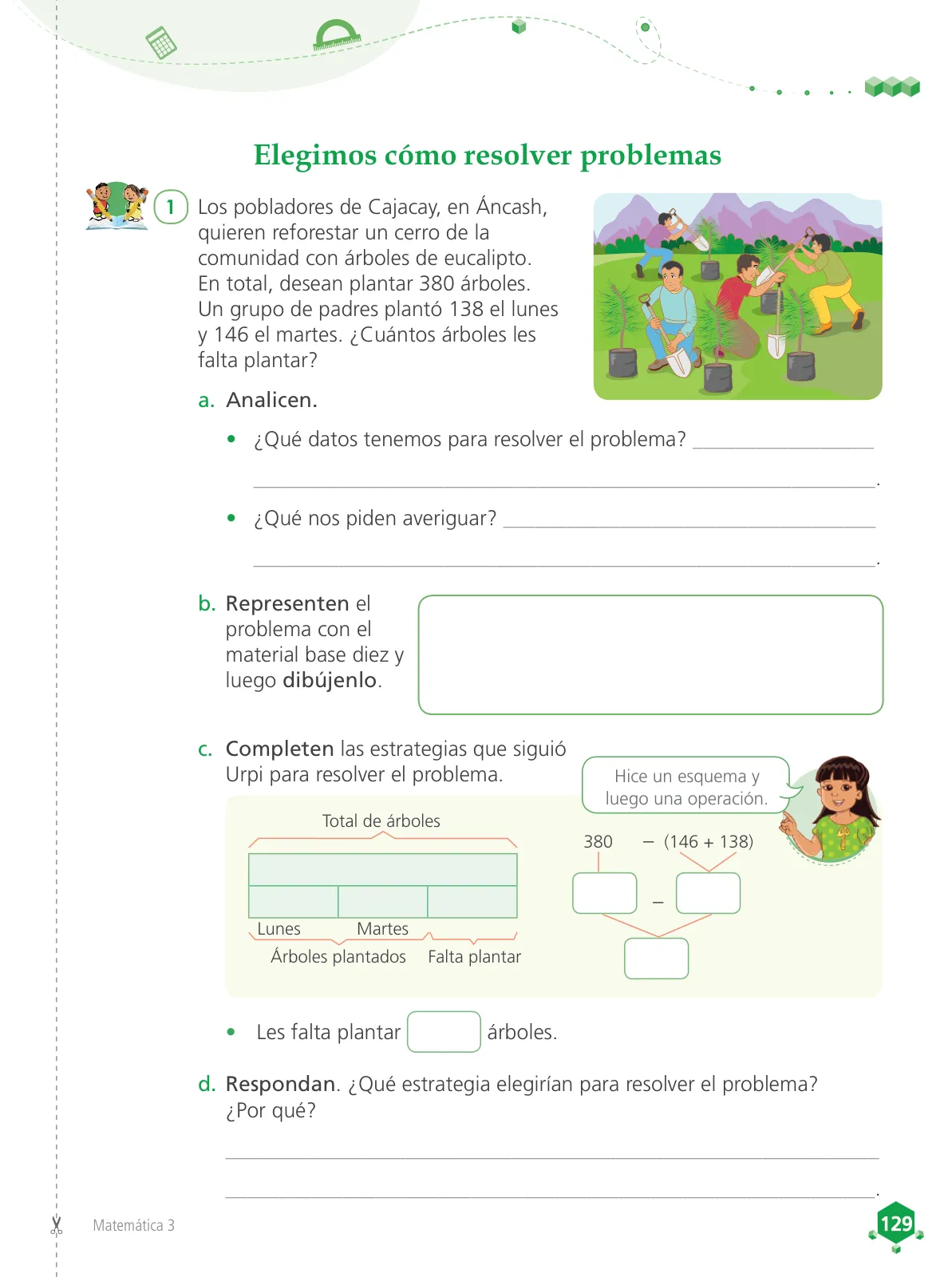 Miniatura página 131 de Matemática 3 : cuaderno de trabajo para tercer grado de Educación Primaria 2019 · 2019