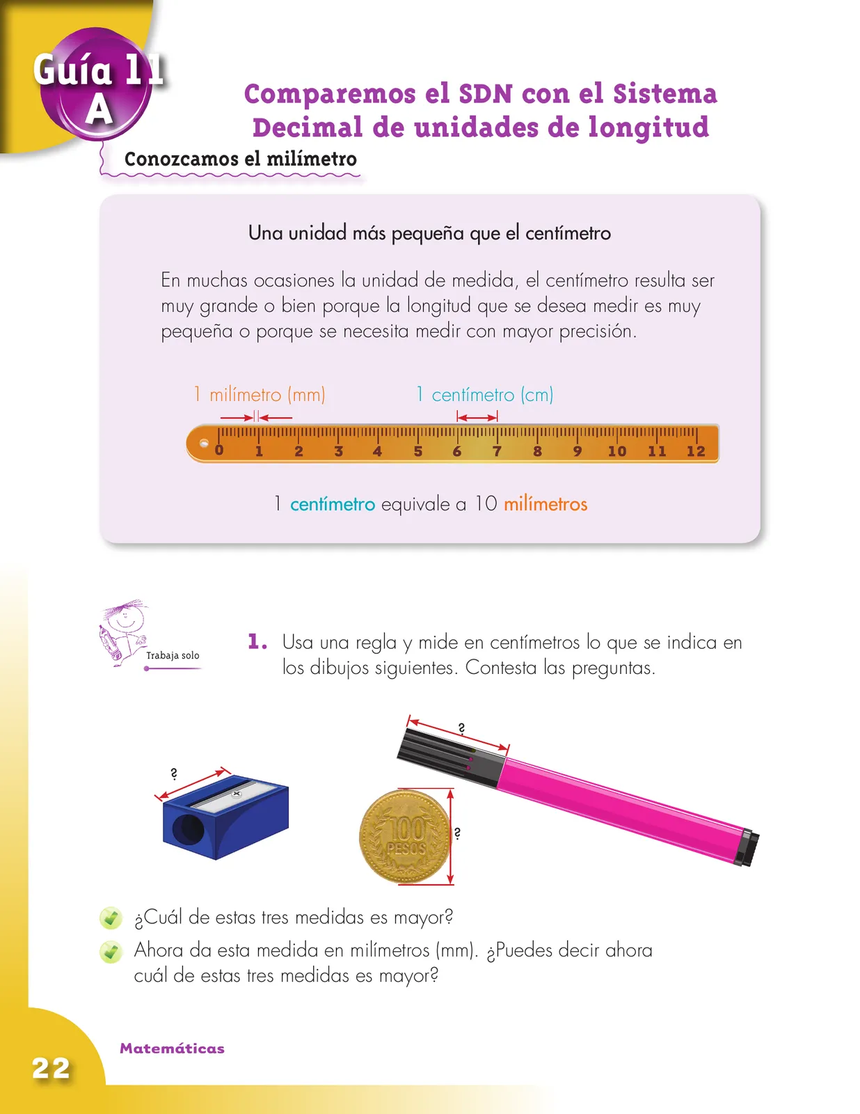 Página 22 de Matematica 3° · Cartilla 02