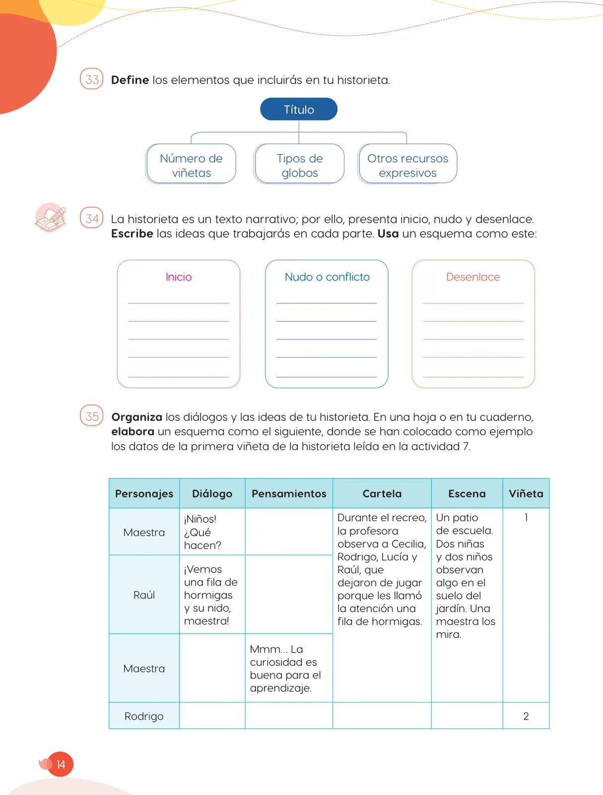 Página 16 de Cuadernillo de Comunicación 5, quinto grado de Primaria · 2023