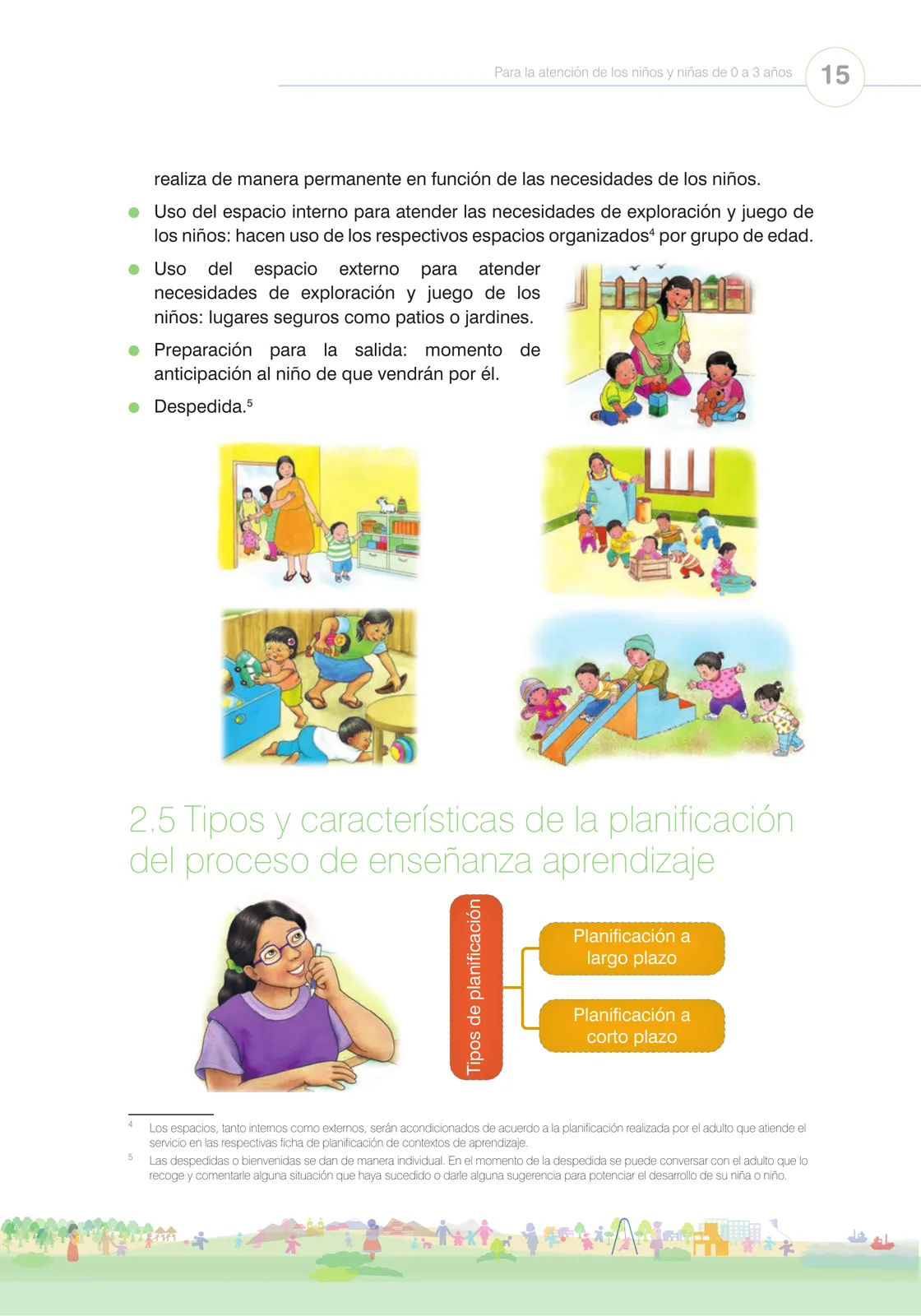 Página 17 de La planificación del proceso de enseñanza aprendizaje y la evaluación formativa en Ciclo I : guía cartilla de orientación planificación educativa · 2024