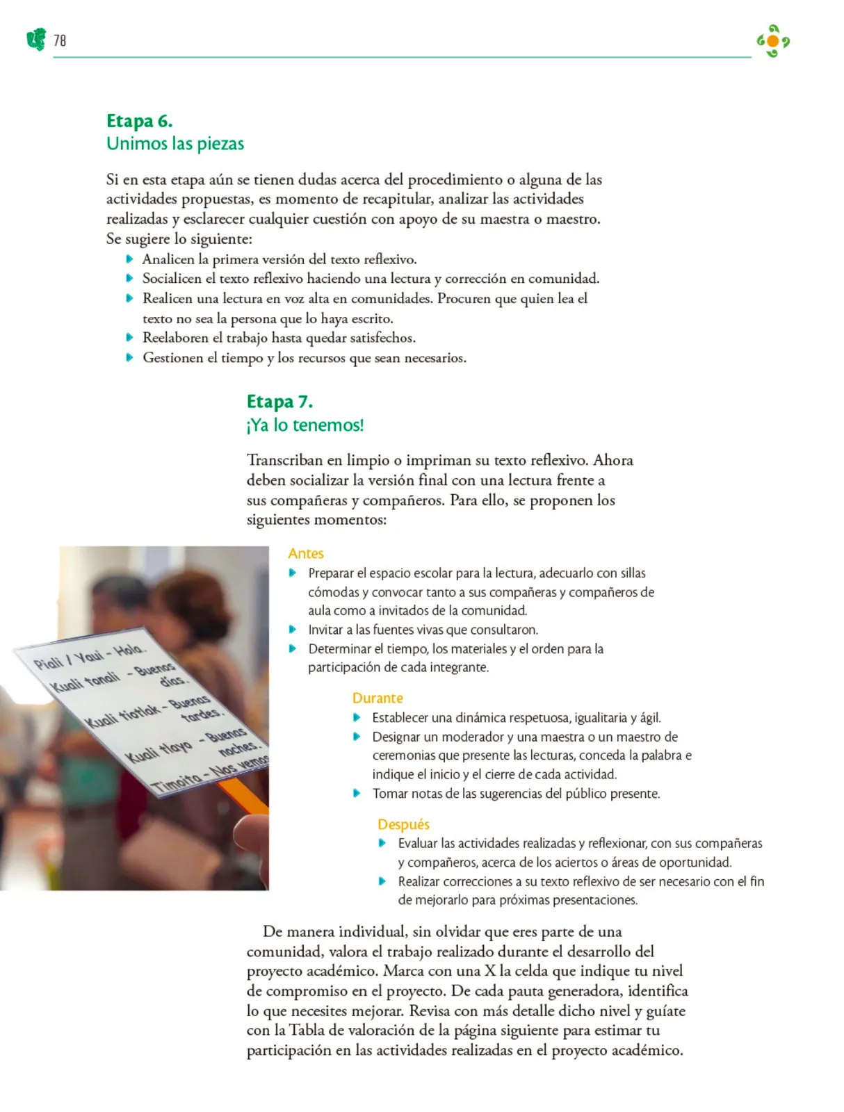 Miniatura página 79 de Colección Sk´asolil. Nuestro libro de Proyectos. Tomo I.    Libro de Educación Telesecundaria Grado 2°  Ciclo Escolar 2025 - 2026