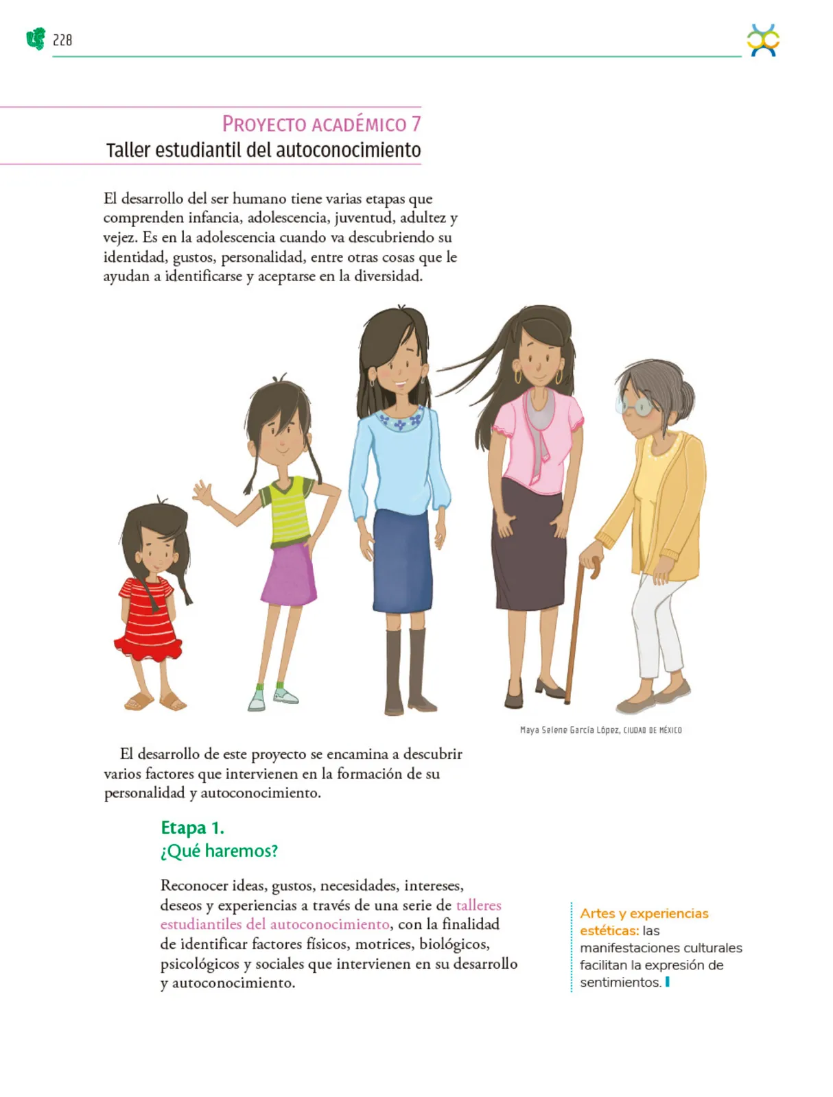 Miniatura página 229 de Colección Ximhai. Nuestro libro de Proyectos.  Tomo II.   Libro de Educación Telesecundaria Grado 1°  Ciclo Escolar 2025 - 2026