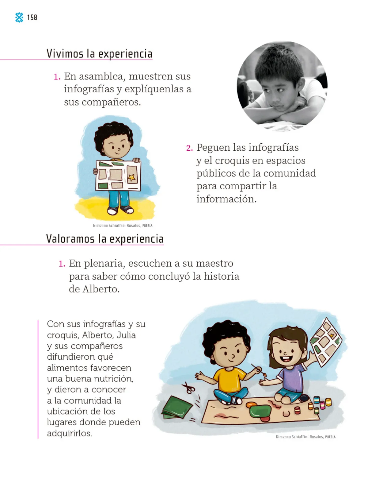 Miniatura página 159 de Proyectos Comunitarios.   Libro de Educación Primaria Grado 1°  Ciclo Escolar 2025 - 2026