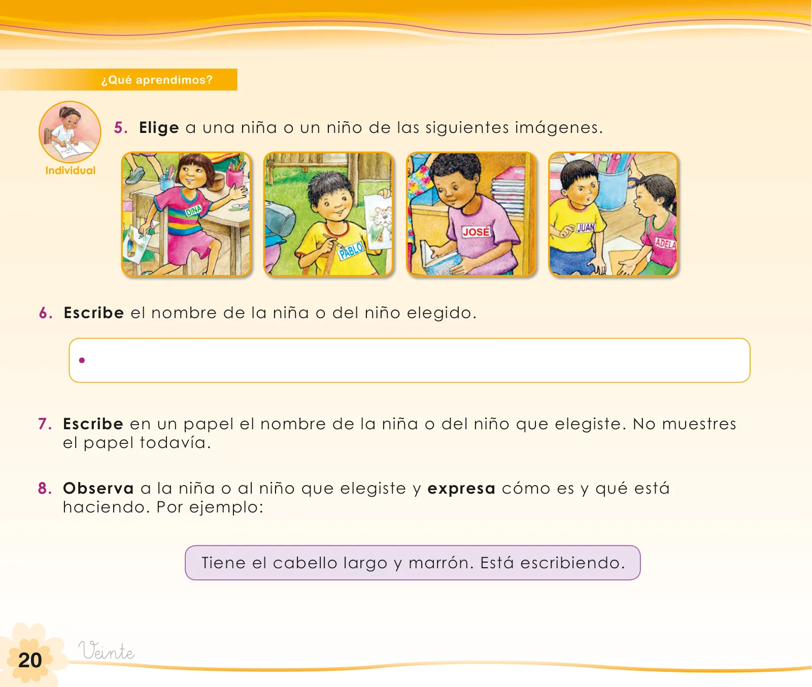 Miniatura página 22 de Comunicación 1 : cuaderno de trabajo para primer grado de Educación Primaria 2019 · 2019