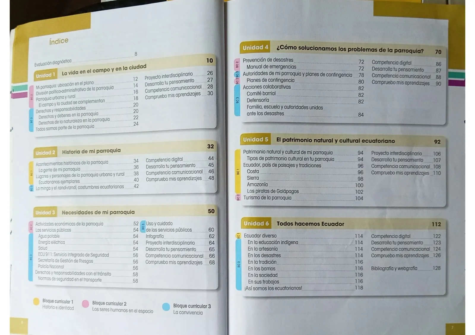 Página 3 de Estudios Sociales · 3 EGB · 2024