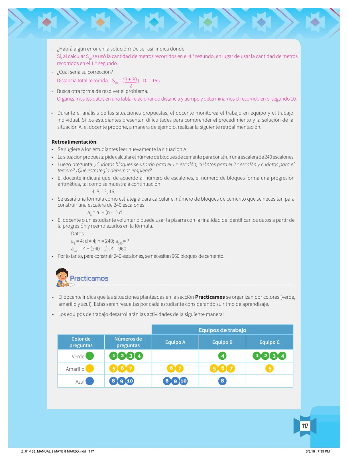 Miniatura página 119 de Resolvamos problemas 2 : manual para el docente 2018 · 2018