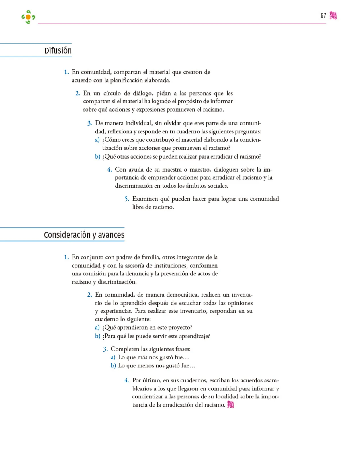 Miniatura página 68 de Colección Nanahuatzin. Nuestro libro de proyectos.   Libro de Educación Secundaria Grado 3°  Ciclo Escolar 2025 - 2026